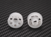 PNRMR2086F25 PN RACING Mini-Z 2WD Machine Cut 6 Spoke Delrin 8.5x19mm Flanged Wheel F2.5 - White