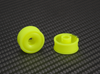 PNRMR2089F2 PN RACING Mini-Z 2WD Machine Delrin Cut Yellow Formula 8.5x20mm Flanged Wheel F2