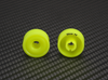 PNRMR2089F2 PN RACING Mini-Z 2WD Machine Delrin Cut Yellow Formula 8.5x20mm Flanged Wheel F2