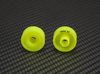 PNRMR2089F3 PN RACING Mini-Z 2WD Machine Delrin Cut Yellow Formula 8.5x20mm Flanged Wheel F3
