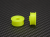 PNRMR2089F15-19 PN RACING Mini-Z 2WD Machine Delrin Cut Yellow Formula 8.5x19mm Flanged Wheel F1.5