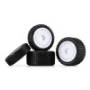 INJMBT01WH INJORA Pre-Mounted Pin Buggy Tires & Wheels for 1/24 Losi Micro-B - White