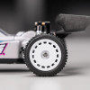 INJMBT01WH INJORA Pre-Mounted Pin Buggy Tires & Wheels for 1/24 Losi Micro-B - White