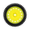 INJMBT01YE INJORA Pre-Mounted Pin Buggy Tires & Wheels for 1/24 Losi Micro-B - Yellow INJMBT01YE INJORA Pre-Mounted Pin Buggy Tires & Wheels for 1/24 Losi Micro-B - Yellow