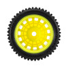 INJMBT01YE INJORA Pre-Mounted Pin Buggy Tires & Wheels for 1/24 Losi Micro-B - Yellow INJMBT01YE INJORA Pre-Mounted Pin Buggy Tires & Wheels for 1/24 Losi Micro-B - Yellow