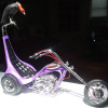 AANM224 ATLANTIS 1/8 Tom Daniel King Chopper II Trike Plastic Model Kit