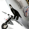 HAN2820BR HANGAR 9 P-51D Mustang 20cc ARF, 69.5" with E-Flite Electric Retract Set