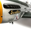 HAN2820BR HANGAR 9 P-51D Mustang 20cc ARF, 69.5" with E-Flite Electric Retract Set