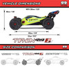 ARA4306V4T3 ARRMA 1/8 Typhon 223S DSC 4x4 RTR Brushless Buggy - Green