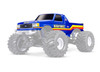 TRA7691-BLUE TRAXXAS Body XMaxx Bigfoot No. 8 Complete - Painted Body Only with Clipless Mounting - Blue