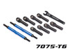 TRA8638-C TRAXXAS TUBES 144mm 7075-T6 Anodized Aluminum Toe Links (2)