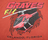 GVSHTEEORG-C GRAVES RC HOBBIES Helicopter T-Shirt - Orange