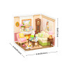 ROEDW023 ROBOTIME Rolife Holiday Tea Time DIY Miniature House