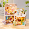 ROEDW023 ROBOTIME Rolife Holiday Tea Time DIY Miniature House