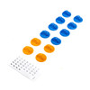 PRO647600 PRO-LINE Gate Marker Set, Blue, Orange (12): Axial SCX30