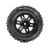 PRO1030110 PRO-LINE Badlands Front/Rear Tires Mounted 12mm Black Split Six (2): Arrma Mini Kraton
