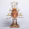 HOWS643 HOWCAT 3D Wood Puzzle Fantasy Airship Model Kit - Around the World in Eighty Days