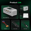 GA300WDUAL-UWP GENS ACE IMars D300 Plus Smart Charger, Bluetooth App Control, G-Tech, Dual-Channel - White