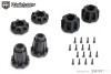 PHB1805CBCSGB POWER HOBBY 1/8 MT 3.8" Raptor Belted Mounted Tires w/Removable Hex Wheels (2)