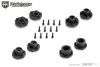 PHB2705CBMSGB POWER HOBBY 1/10 2.8" ST Raptor Belted Tires (2) w/Removable Hex Wheels