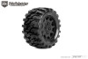 PHB2706CBMSGB POWER HOBBY 1/10 2.8" ST Defender Belted Tires (2) w/Removable Hex Wheels