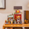 ROEDG182 ROBOTIME Rolife Aromatic Coffee Cart DIY Miniature House