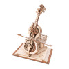 ROEAMK63 ROBOTIME ROKR Magic Cello Mechanical Music Box 3D Wooden Puzzle