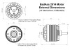 INDBA28141300 BADASS 2814-1300kV Brushless Motor