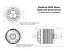 INDBA2820910 BADASS 2820-910Kv Brushless Motor