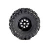 PRO1025110 PRO-LINE 1/30 Baja Pro X Front/Rear Mounted Chrome Beast Tires (4): Axial SCX30