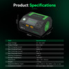 GA1000PLUS GENS ACE IMars D1000 Plus Smart Charger, Bluetooth App Control, Dual Channel, G-Tech