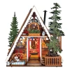 ROEDG181 ROBOTIME Rolife A-Frame Cabin DIY Miniature House