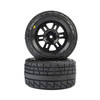 PRO1034510 PRO-LINE Racing 1/16 Menace Front/Rear Street Tires Mounted 12mm Black Split Six (2): Arrma Mini Kraton
