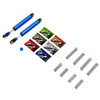 PRO641001 PRO-LINE Racing Pro-Comp Front/Rear (97mm) Scaler Shocks (2): 1/10 Rock Crawlers - Blue