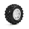PRO1030113 PRO-LINE Racing 1/16 Badlands MX Front/Rear MT Tires Mounted 12mm White Split Six (2): Arrma Mini Kraton