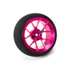 SPM-1083 SPEKTRUM Aluminum Wide Wheel, Spoke - Pink