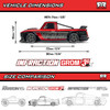 ARA2315ST1 ARRMA 1/12 Infraction GROM 3S (Battery & Charger Included) - Red