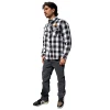 BOLSTWBK2X BOLD RC White/Black Flannel Shirt - 2XL