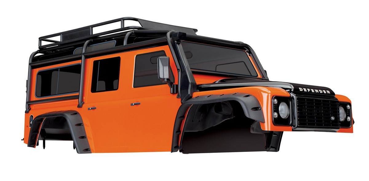 TRA8011A TRAXXAS TRX-4 DEFENDER BODY ORANGE - Graves RC Hobbies