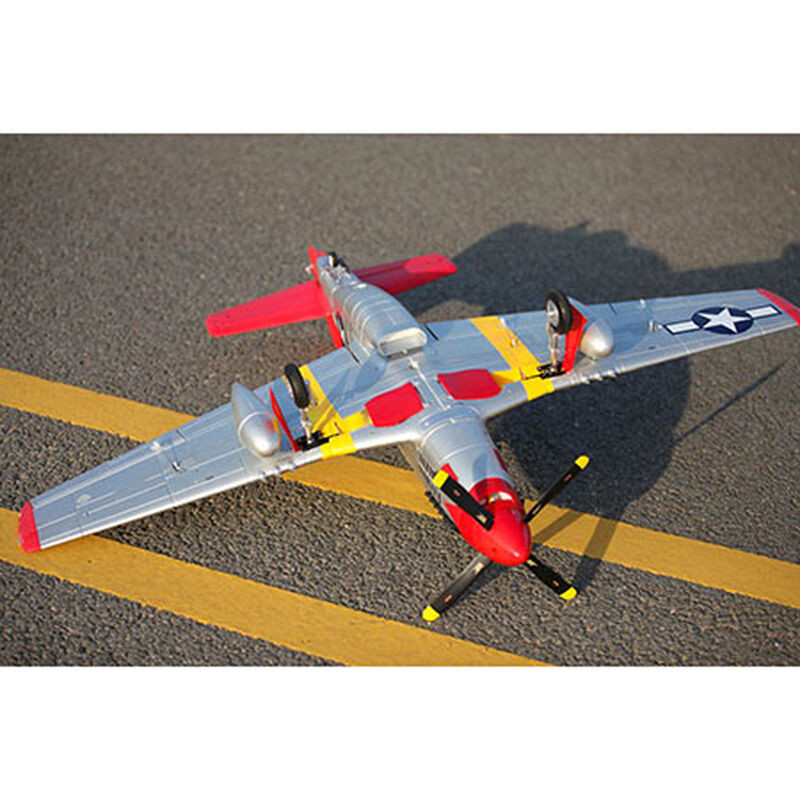 FMM008PRTX FMS P-51D Red Tail V8 1400mm PNP V8 with Reflex