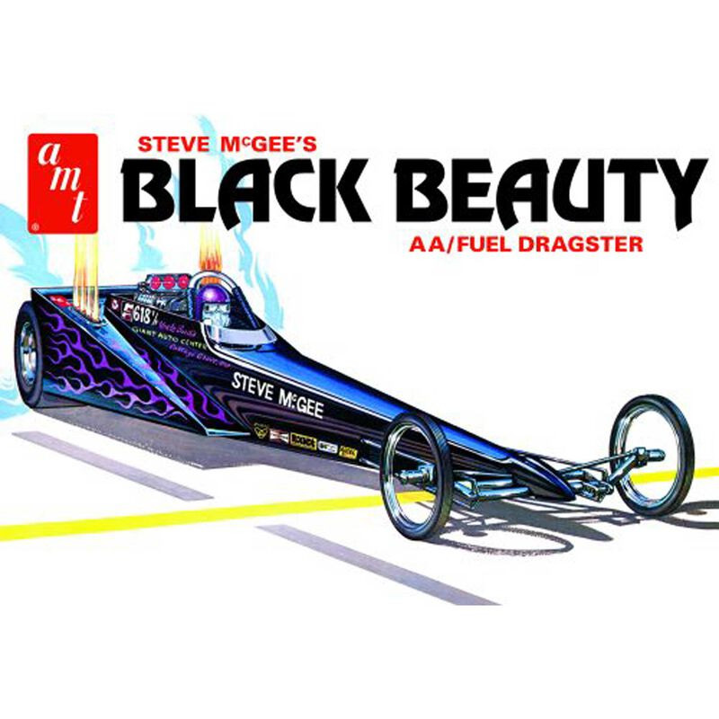 AMT1214 AMT 1/25 Steve McGee Black Beauty Wedge Dragster - Graves