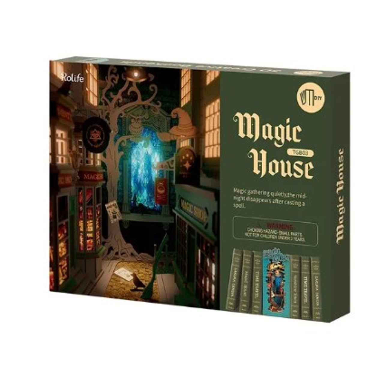 ROETGB03 ROBOTIME Magic House DIY Book Nook Shelf Insert - Graves RC Hobbies