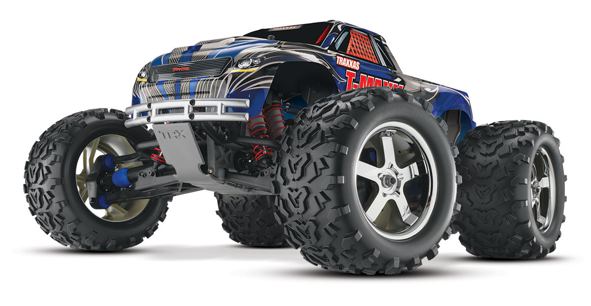 TRA49077-3-C Traxxas 1/10 Nitro T-Maxx 3.3 TSM 4WD RTR
