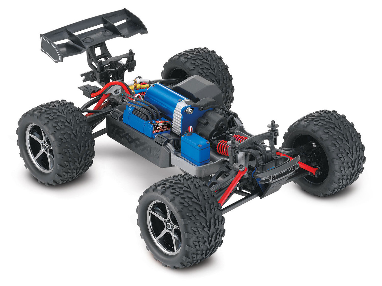 TRA71076-8-C TRAXXAS E-Revo VXL: 1/16th Scale 4WD Brushless