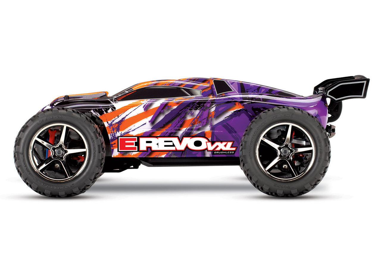 TRA71076-8-C TRAXXAS E-Revo VXL: 1/16th Scale 4WD Brushless