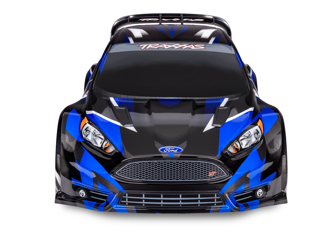 TRA74154-4-C TRAXXAS 1/10 Scale Ford Fiesta ST AWD Brushless Rally Car