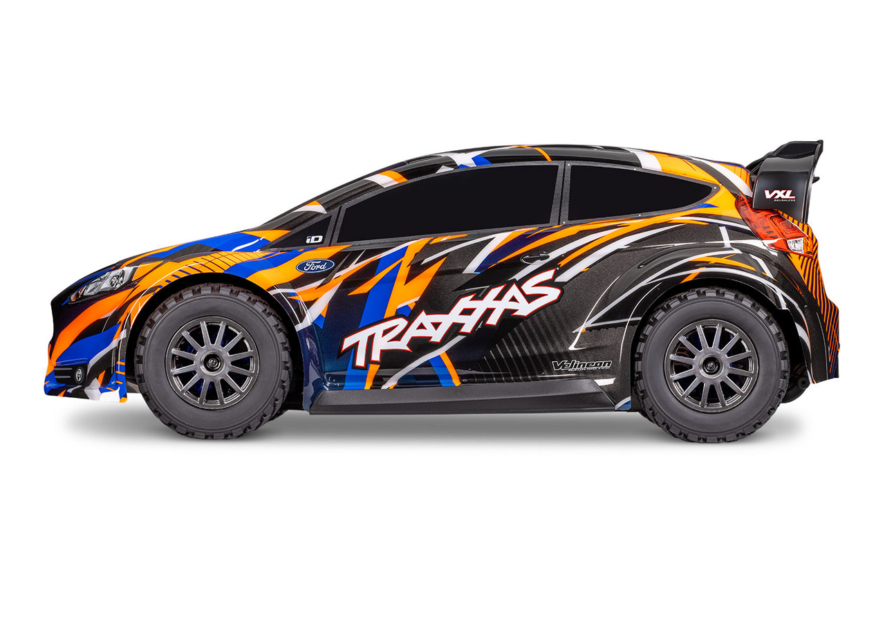TRA74276-4OR TRAXXAS Ford Fiesta ST Rally VXL: 1/10 Scale