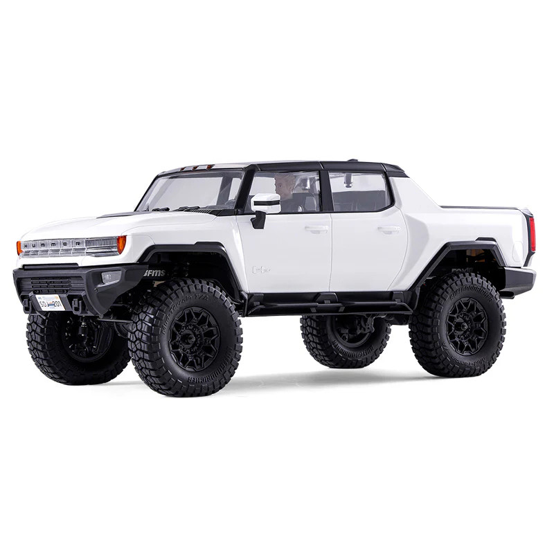 FMS FCX18 ハマーEV RTR 白 FMM11852RTRWHT FMS 1:18 FCX18 Hummer EV Pickup Truck RTR - White