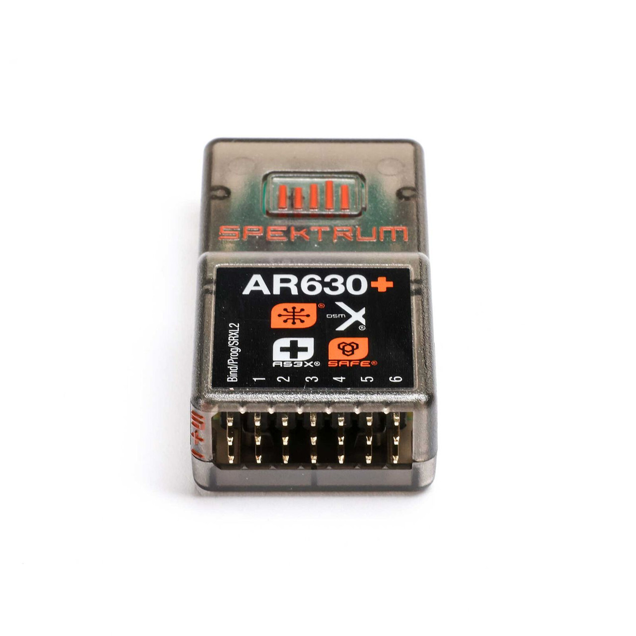 SPM-1030 SPEKTRUM AR630+ DSMX 6-Channel AS3X+ & SAFE Receiver