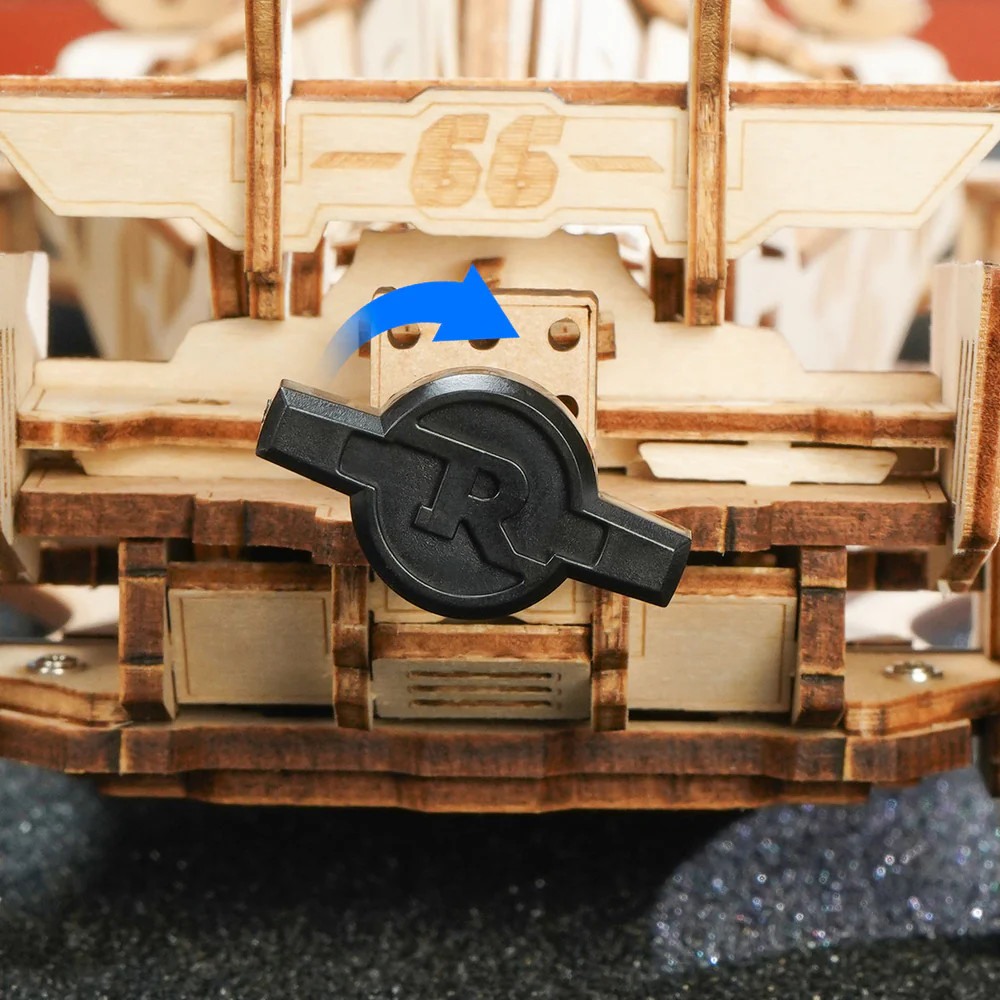 ROELK505 ROBOTIME ROKR Racing Car 3D Wooden Puzzle - Graves RC Hobbies